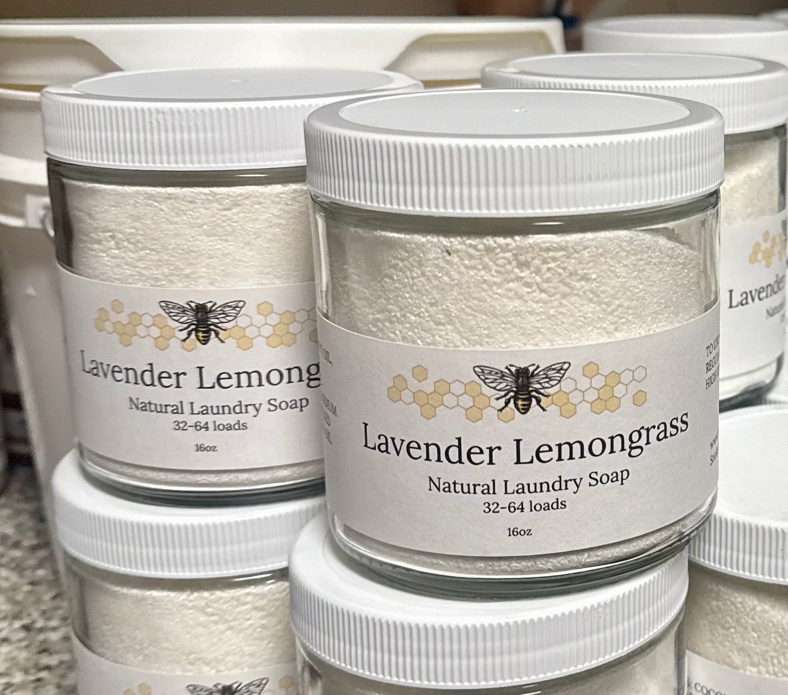 Natural laundry soap