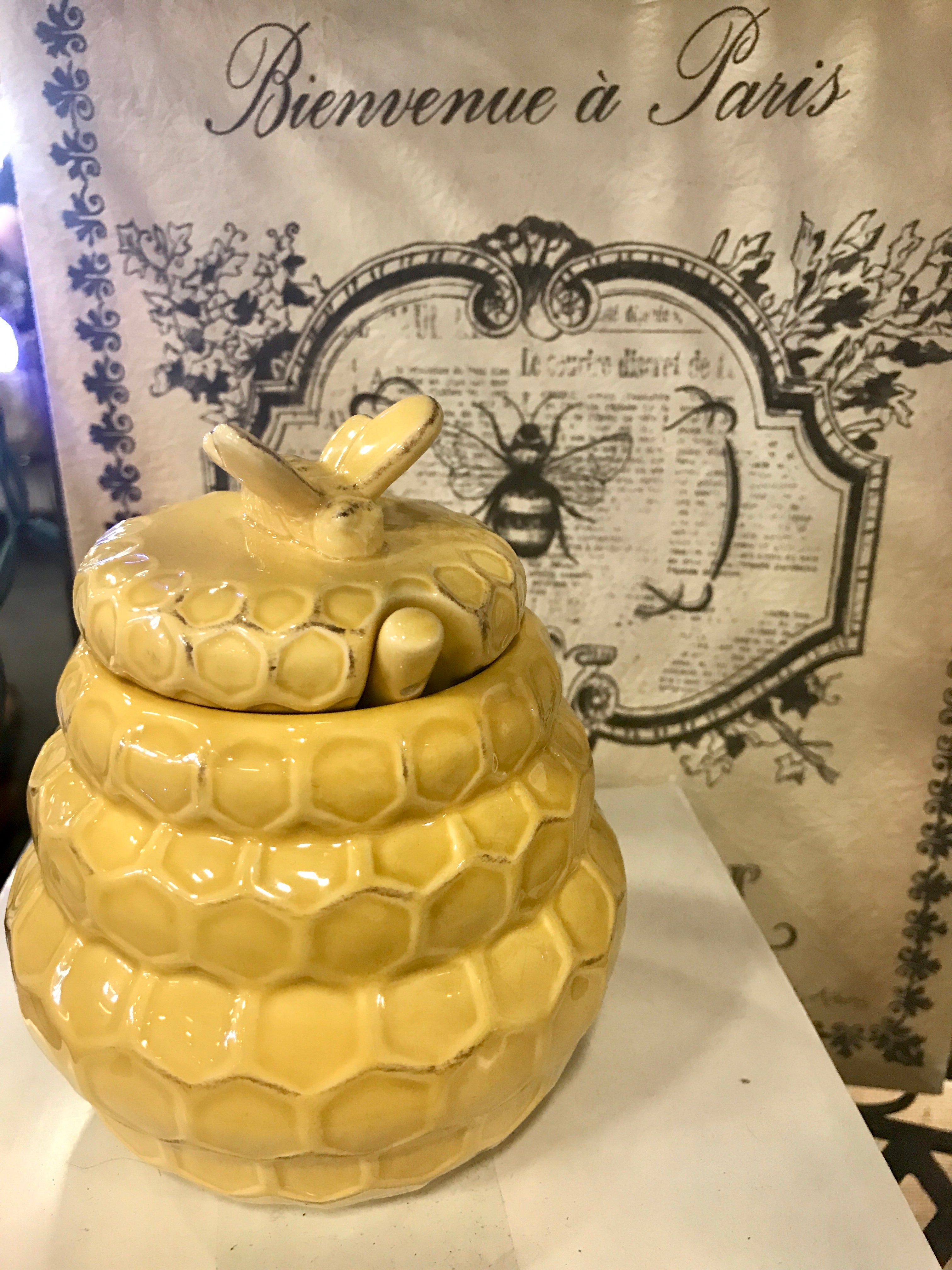 Yellow Honey Pot image 0