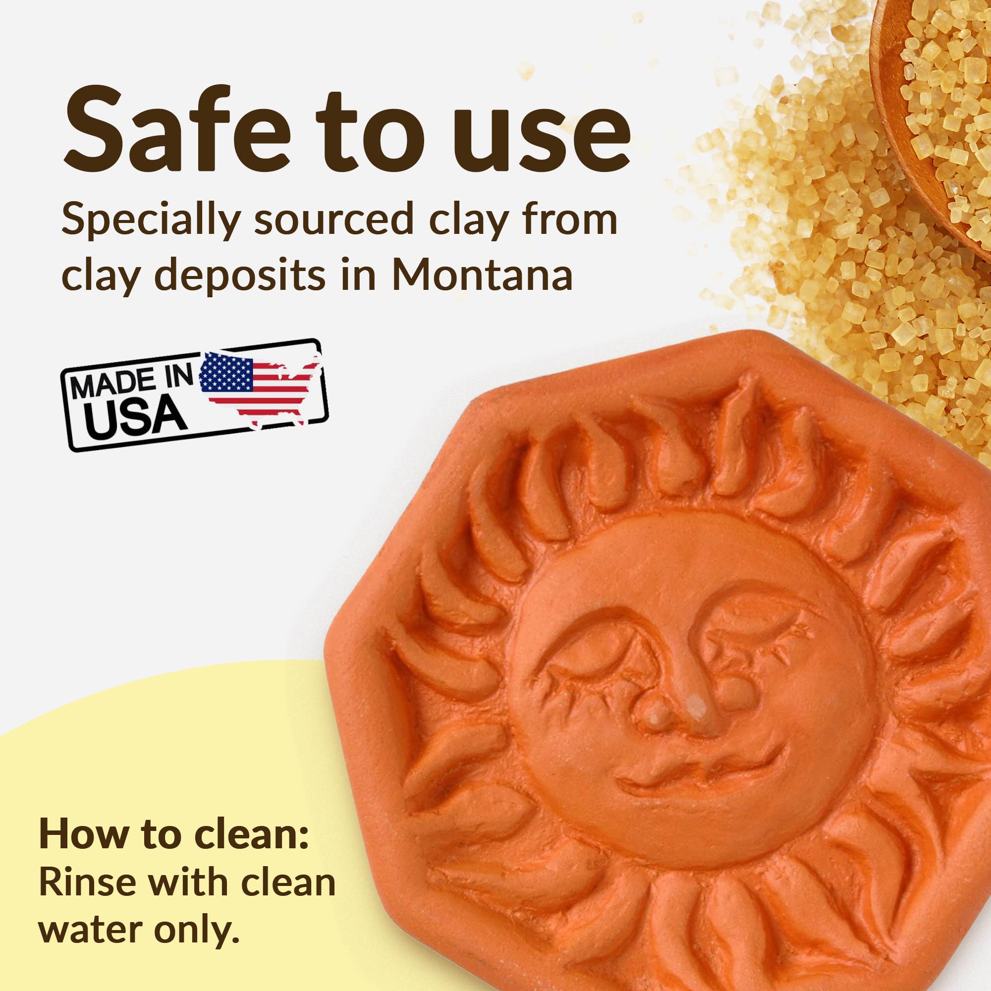 Brown Sugar Saver - Honey Bee Hive (Keeps Brown Sugar Soft)